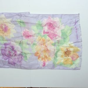 NWT Lauren Ralph Lauren 100% silk scarf
